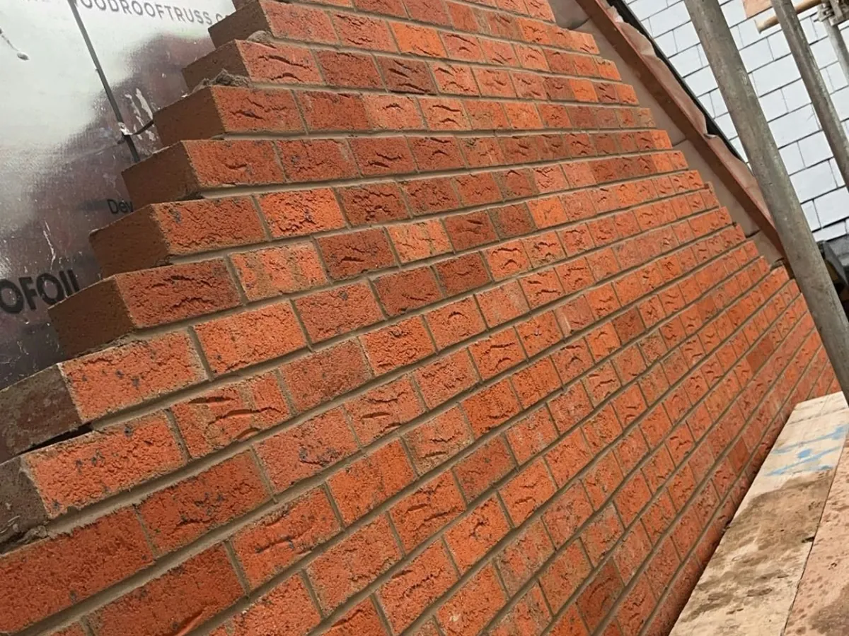 Gable brickwork by RLG Construction